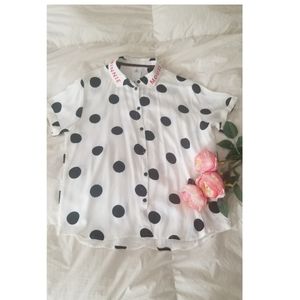 DISNEY MINNIE MOUSE BLOUSE (NWT)